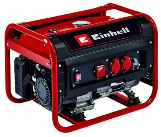 Einhell TC-PG 25/1/E5 bensiinikäyttöinen generaattori, jossa 2x230V lähtöä 2400 wattia